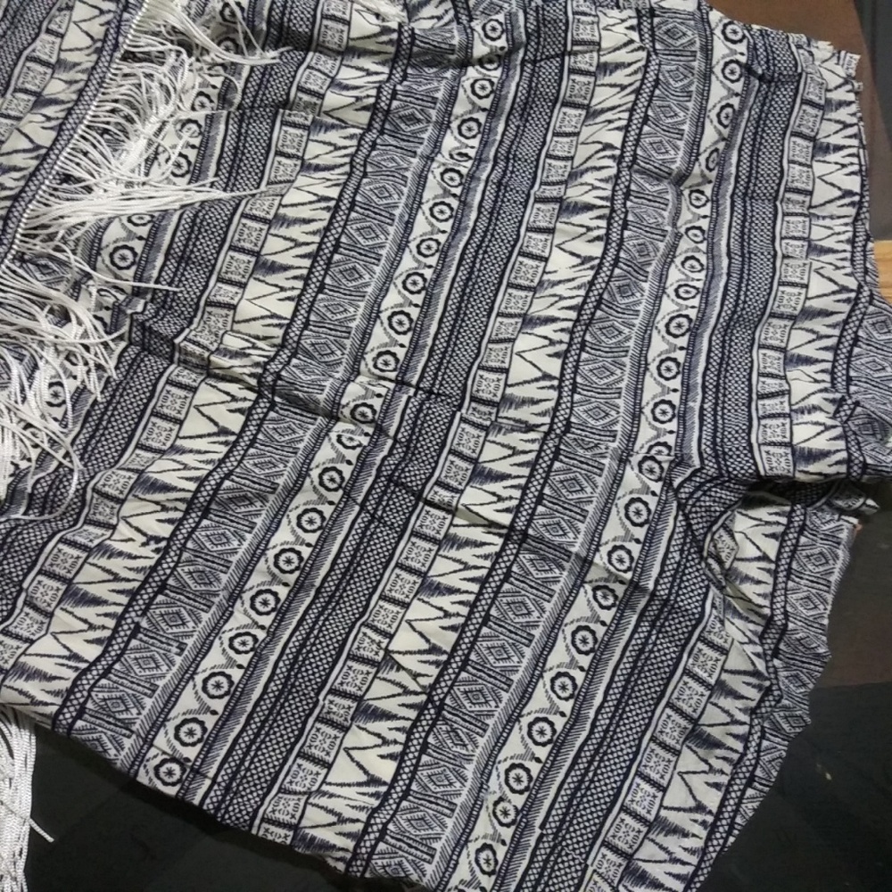 Paper crane romper gray white shorts - Picture 3 of 7